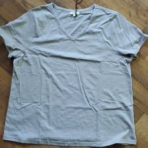 Silver grey brand new boutique top with tags